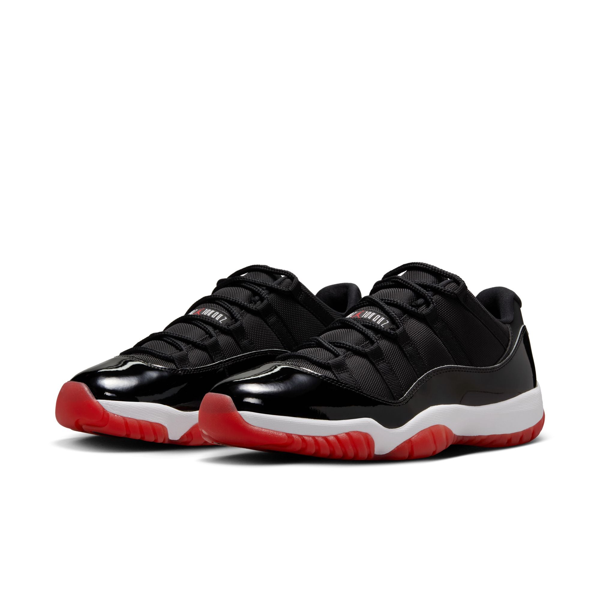 air jordan 11 retro low black/varsity red white fv5104 006