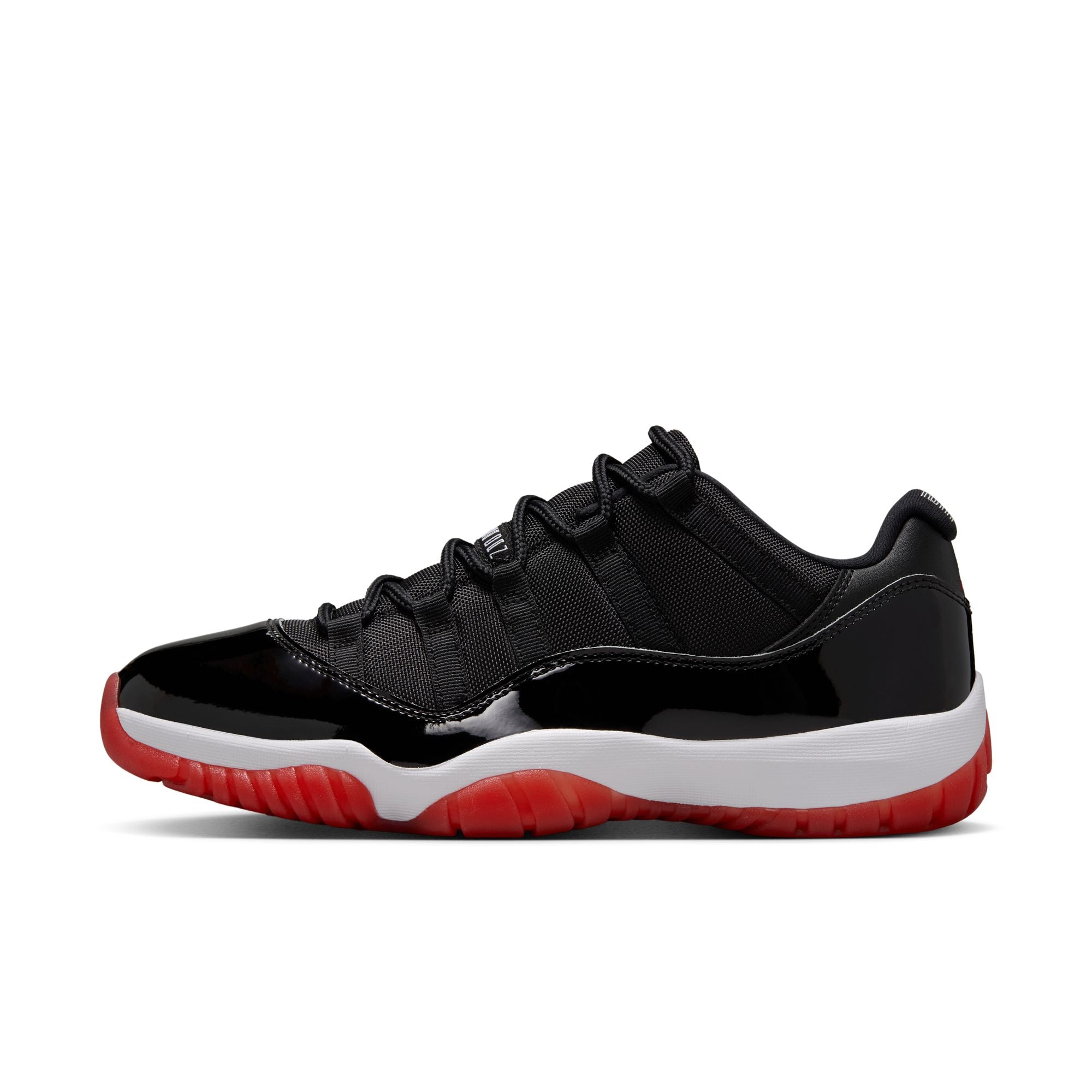 air jordan 11 retro low black/varsity red white fv5104 006