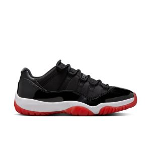 air jordan 11 retro low black/varsity red white fv5104 006