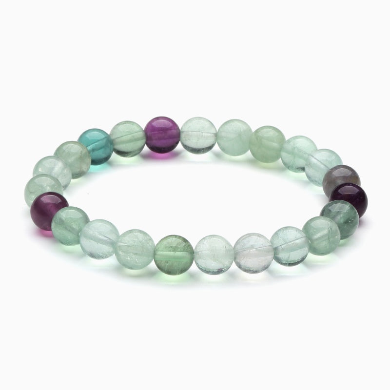 exclusive: rainbow fluorite healing bracelet