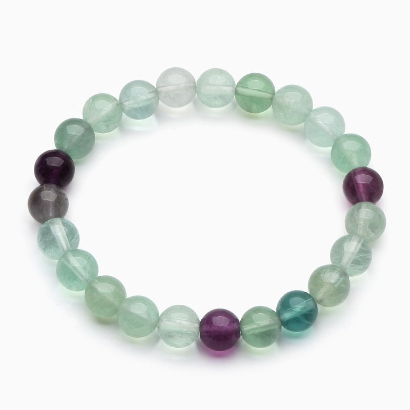 exclusive: rainbow fluorite healing bracelet