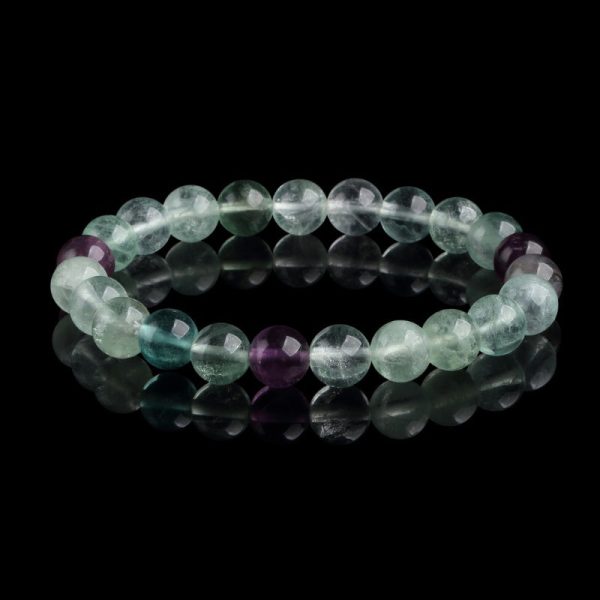 exclusive: rainbow fluorite healing bracelet