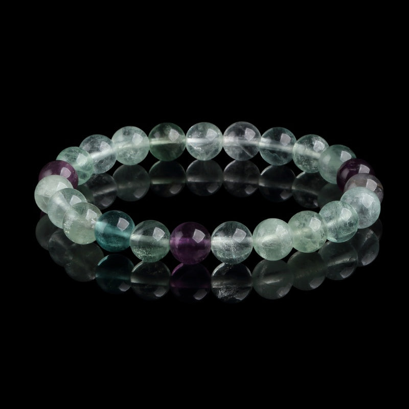 exclusive: rainbow fluorite healing bracelet