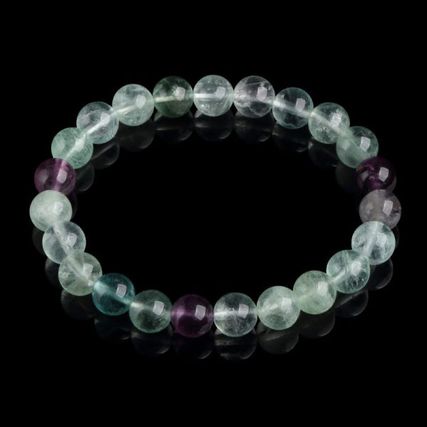 exclusive: rainbow fluorite healing bracelet