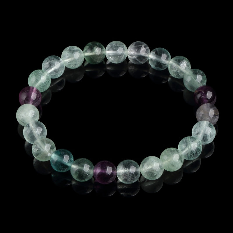 exclusive: rainbow fluorite healing bracelet